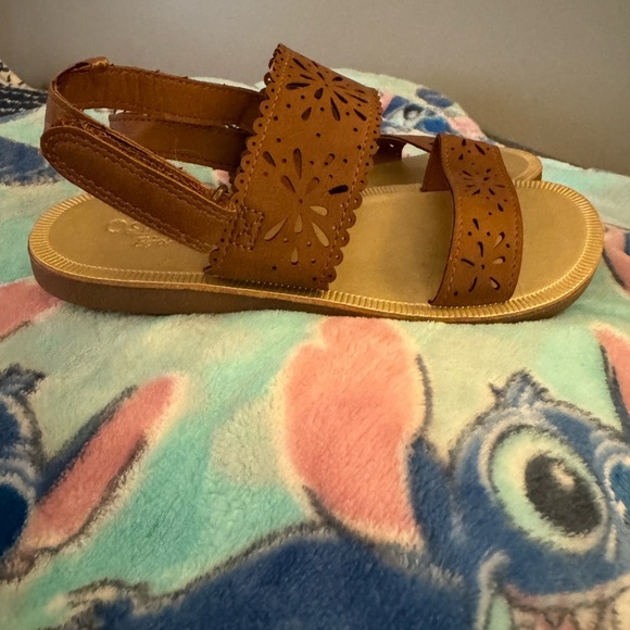 OshKosh B’gosh Girls Brown Megha Fashion Velcro Closure Sandal: 12 - Picture 3 of 12
